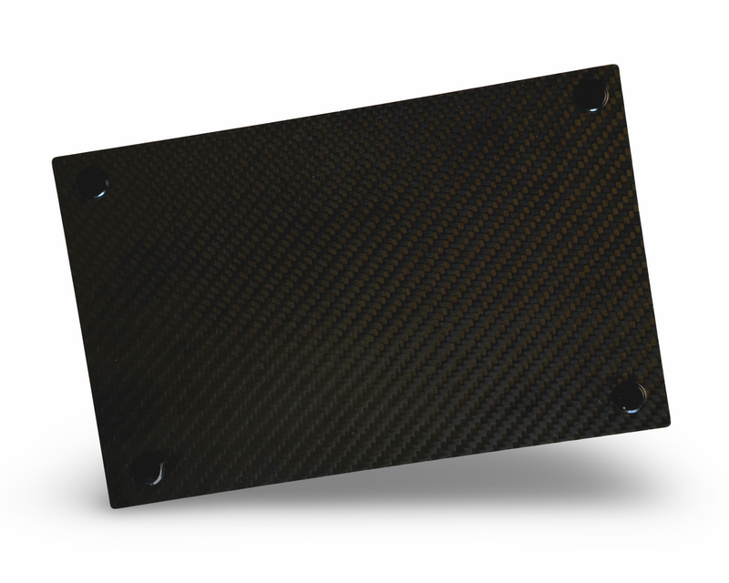 Exclusive square carbon fiber base (22 x 14cm) made of durable and long-lasting carbon, very stable and elegant