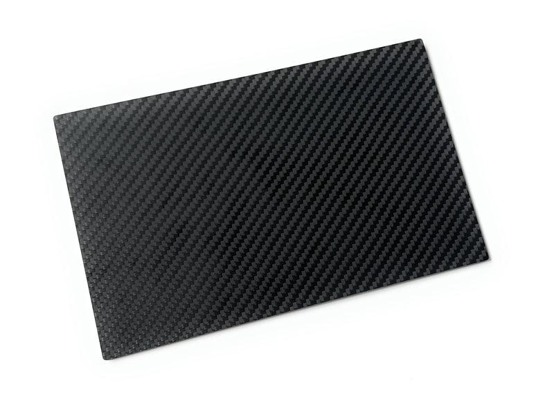 Exclusive square carbon fiber base (22 x 14cm) made of durable and long-lasting carbon, very stable and elegant including carbon card