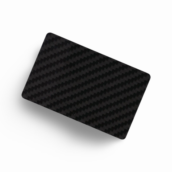 Carbon Röhrchen Set inkl. Hack Karte & Ziehröhrchen schwarz Zieh - Röhrchen - Länge 70mm stabil und elegant