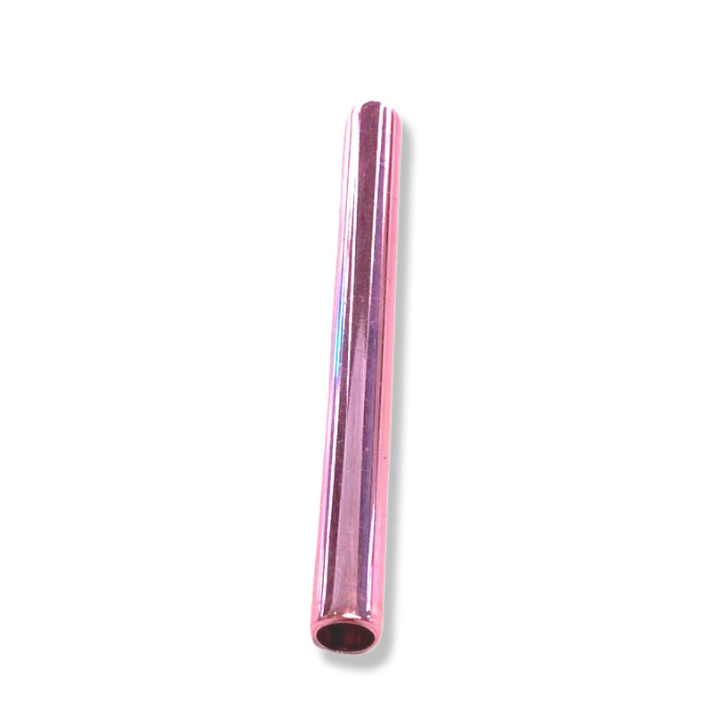 Tube de traction en aluminium rose / rose de 70 mm de longueur, stable, léger, élégant, noble