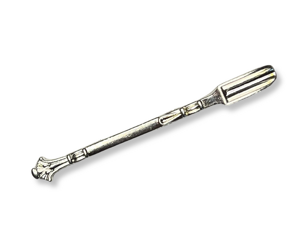 Mini cuillère Charm Sniffer Snorter Snuff Snorter poudre cuillère fumer en argent