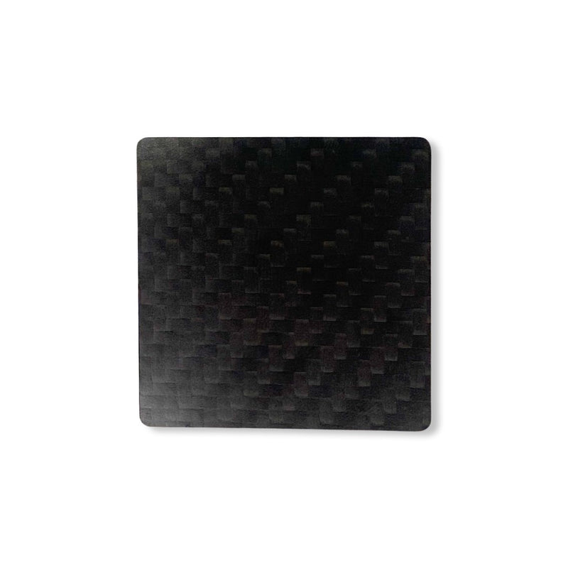 Set of 3 hack cards made of real carbon fiber "TO GO" - pull and hack card black, stable and elegant made of carbon