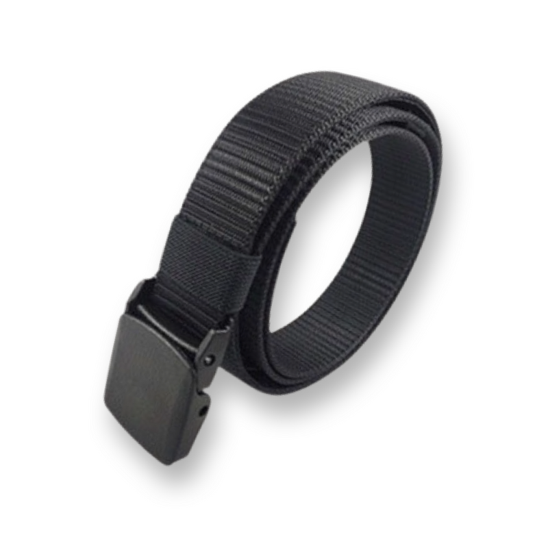 Ceinture noire avec compartiment secret - sécurité et style en un