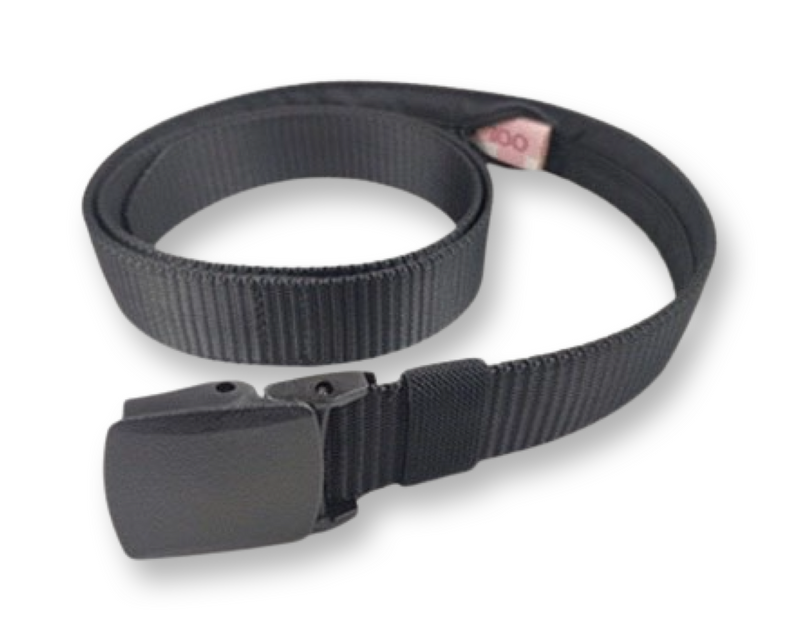 Black belt with secret compartment - security and style in one