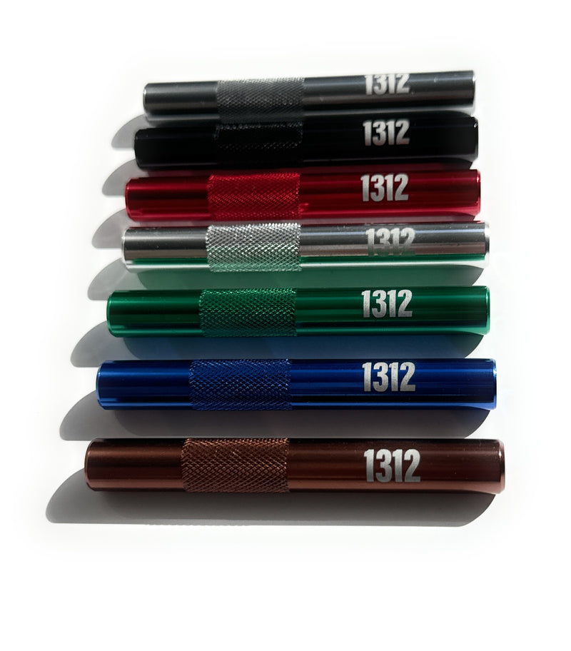 Tube with "1312" engraving made of aluminum - for your snuff - drawing tube length 70mm 7 colors to choose from