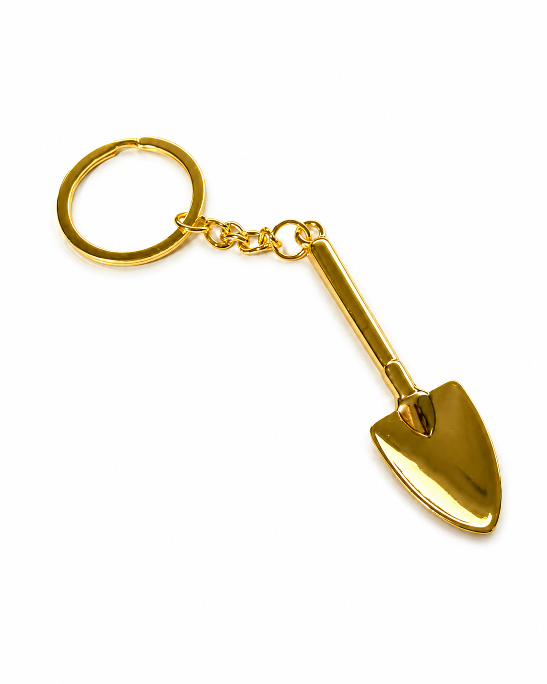 Löffel Anhänger in Spaten-/Schaufel-Form – Schlüsselanhänger ✨ Gold Style