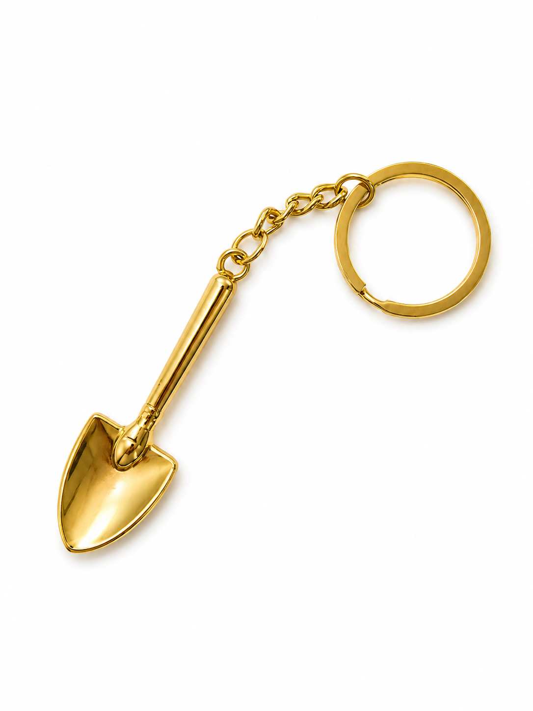 Löffel Anhänger in Spaten-/Schaufel-Form – Schlüsselanhänger ✨ Gold Style