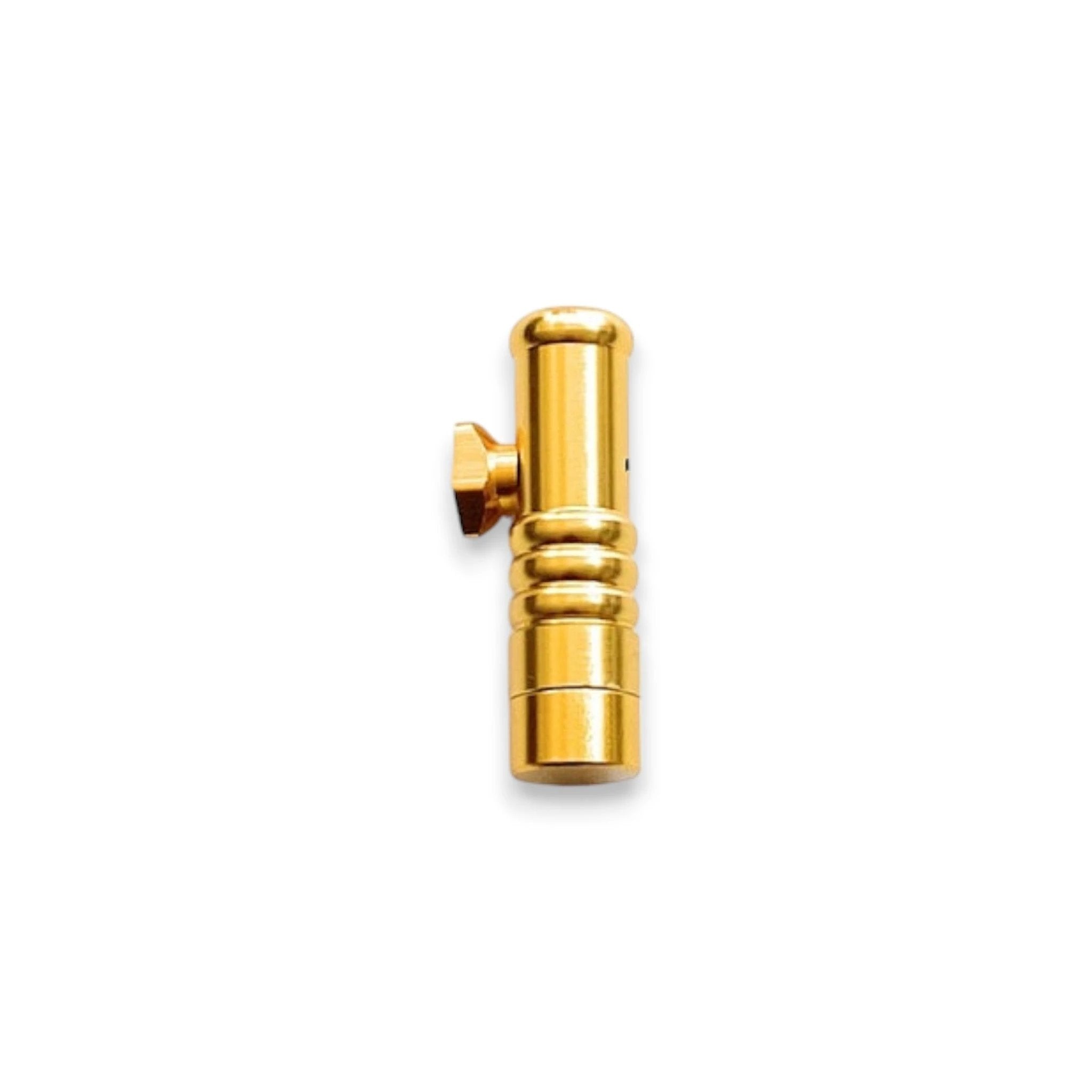 Goldener Aluminium Dosierer – Kompakter Spender für unterwegs (5,5 cm) -  from DieBallerei