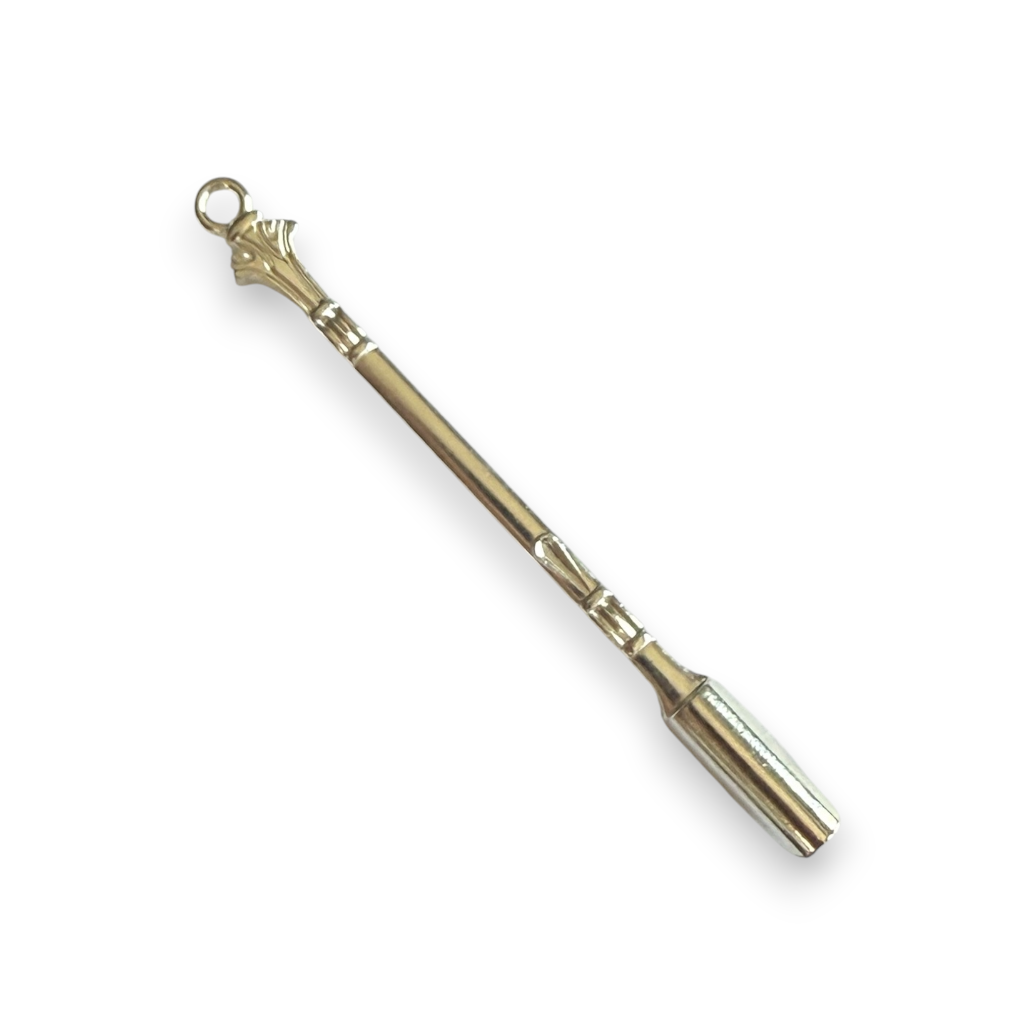 Mini-Löffel 2er-Set (85mm) für zb. Kette mit Ösenloch in Silber