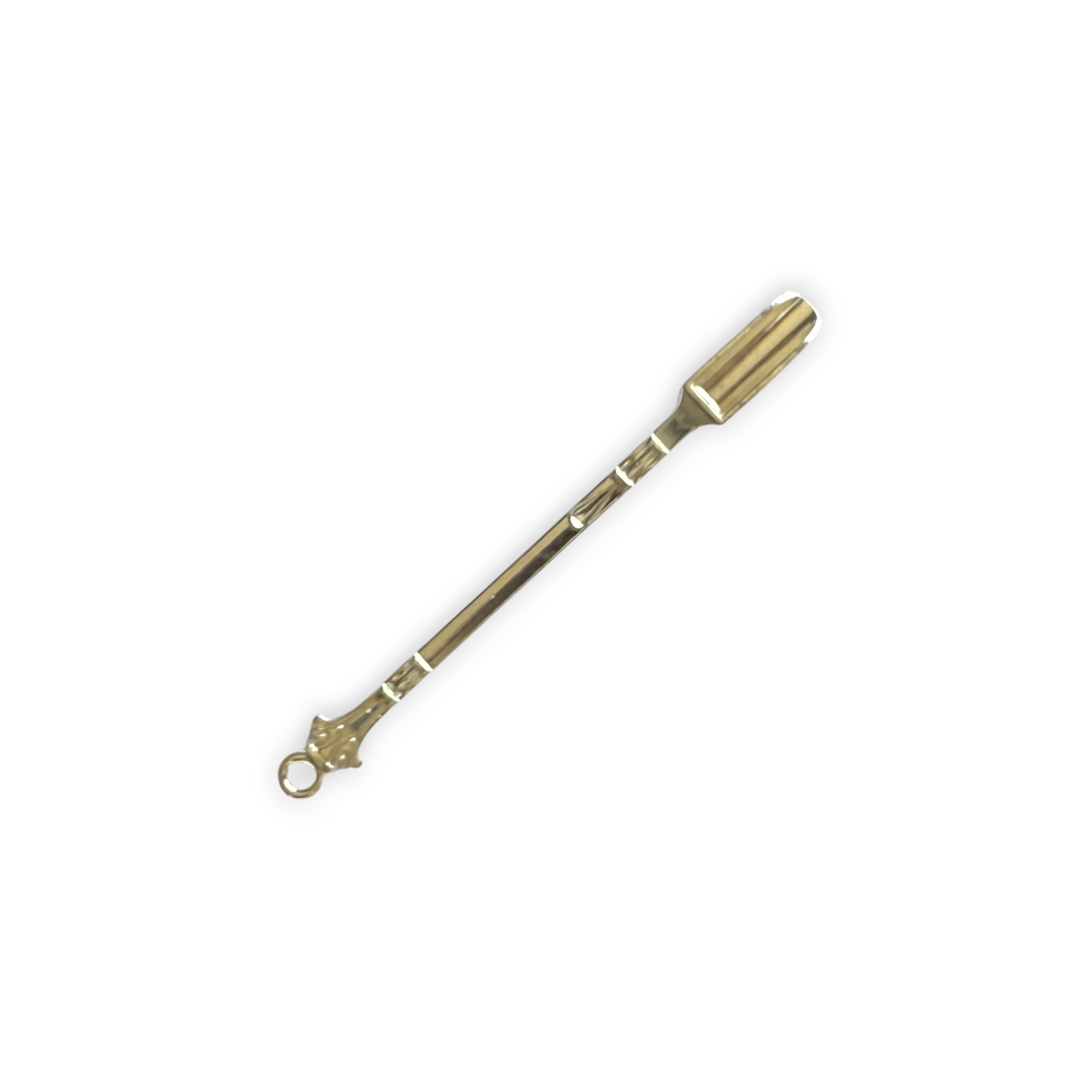 Mini-Löffel 2er-Set (85mm) für zb. Kette mit Ösenloch in Silber