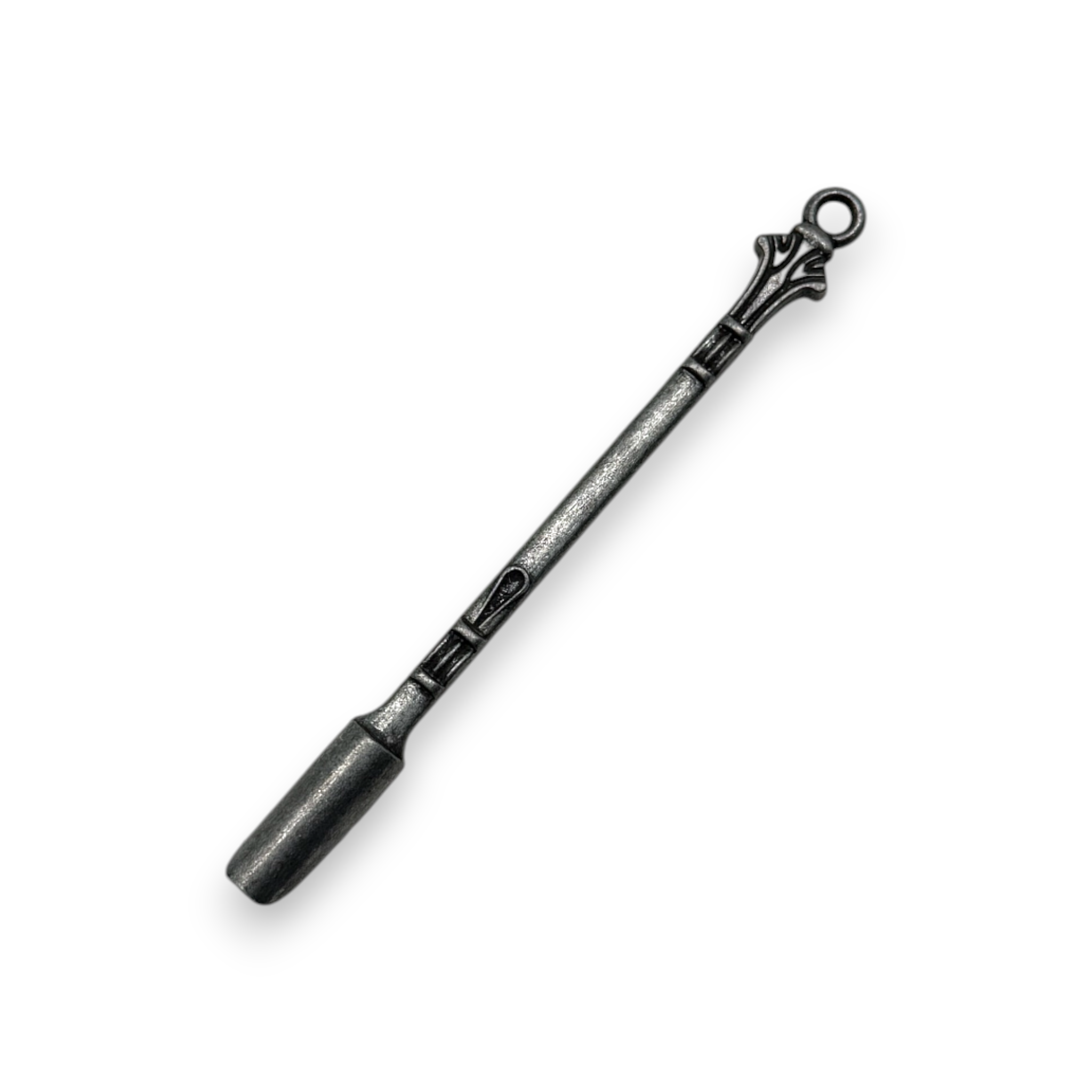 Mini-Löffel (80 mm) in Eisenoptik – robust & elegant, mit Öse für Kette