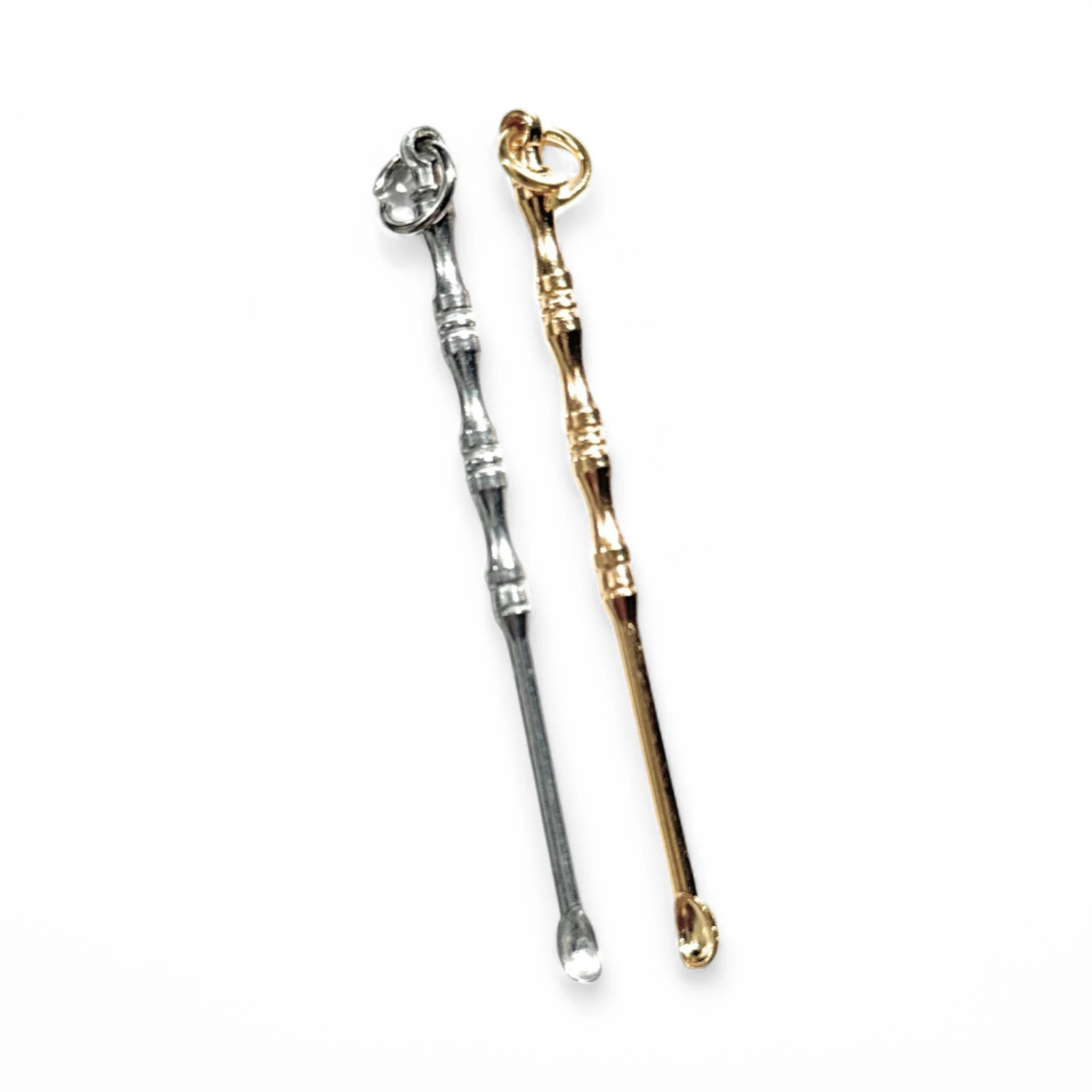 Mini-Löffel in Bambus-Optik – Silber/Gold Stylisch, Praktisch & Immer dabei -  from DieBallerei