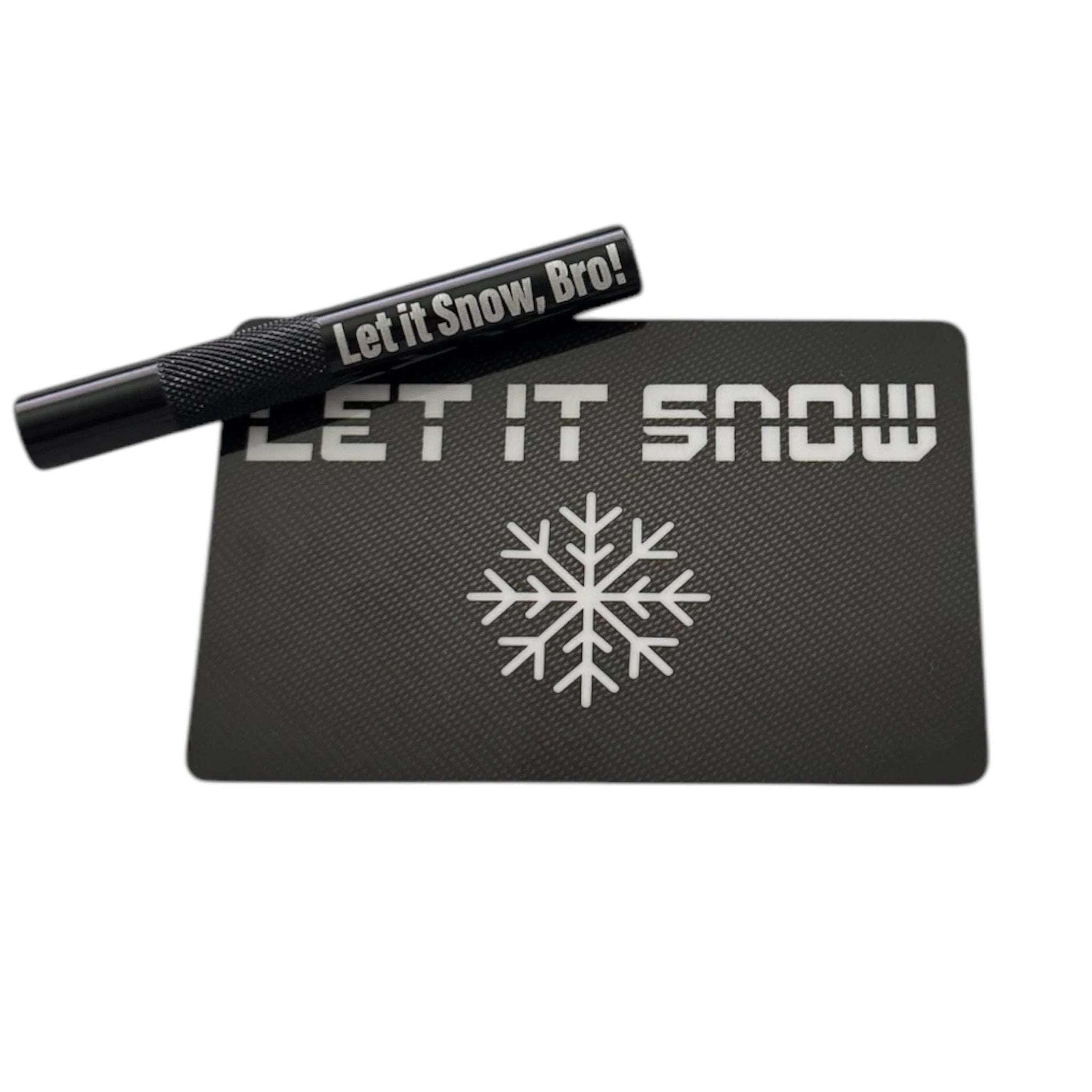 Röhrchen-Set „Let it Snow - Bro!" – Stilvolles Design & Hochwertige Verarbeitung -  from DieBallerei