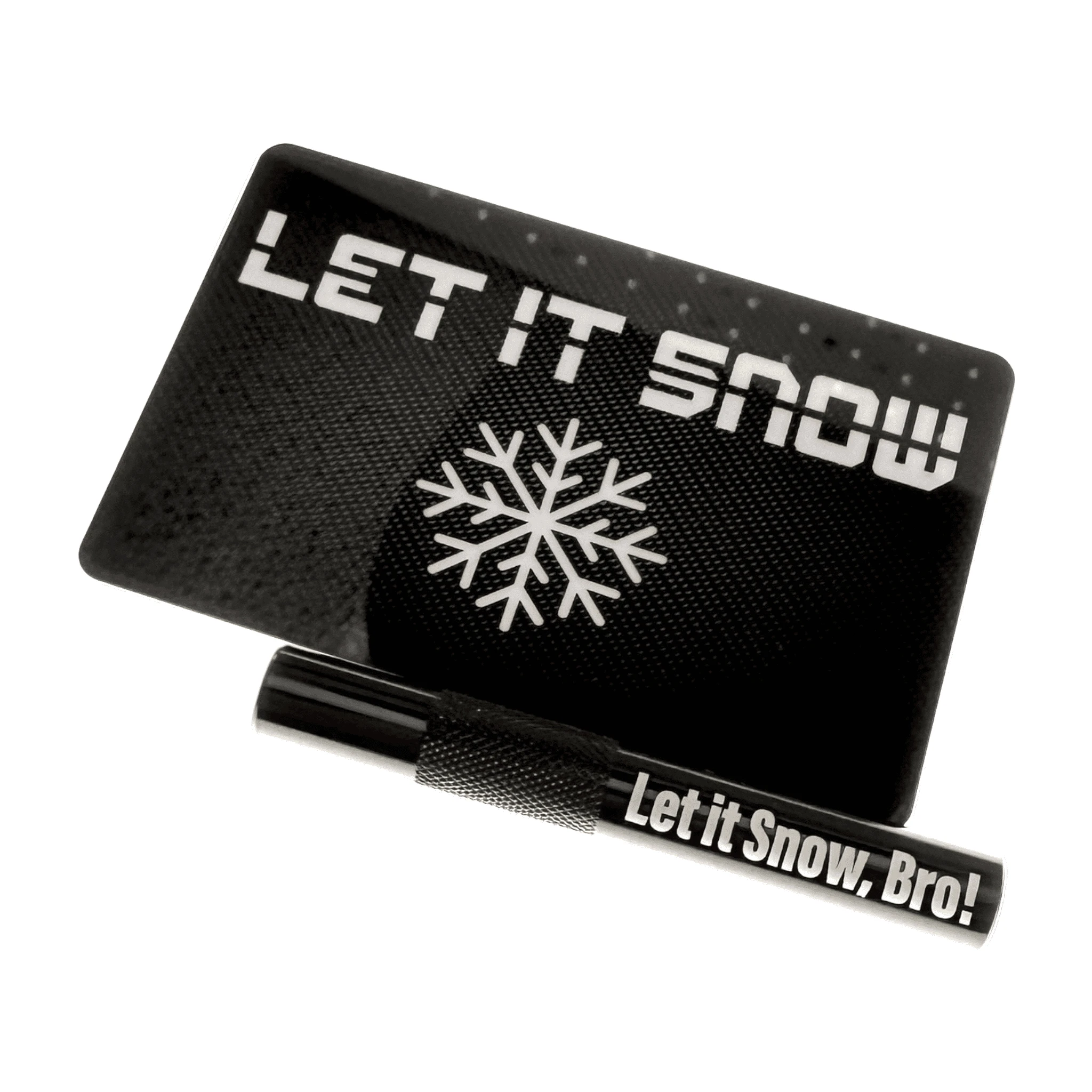 Röhrchen-Set „Let it Snow - Bro!" – Stilvolles Design & Hochwertige Verarbeitung -  from DieBallerei