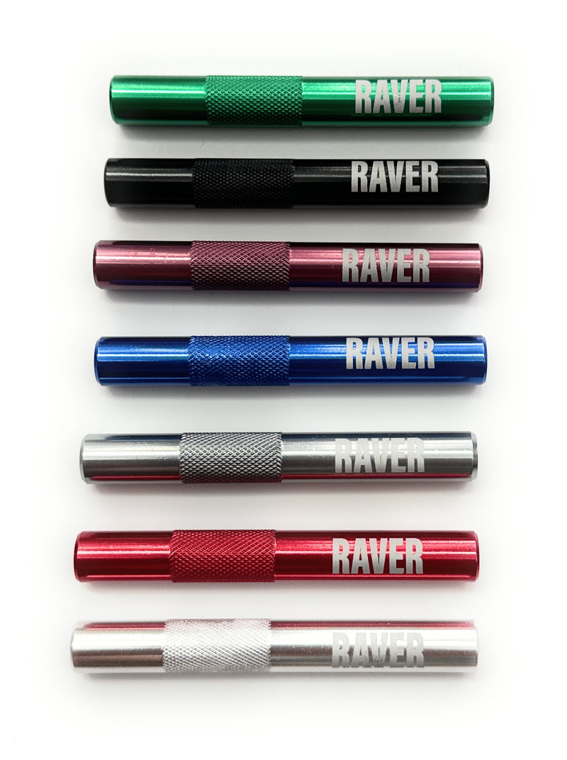 Tube with "Raver" engraving made of aluminum - for your snuff - drawing tube length 70mm 7 colors to choose from (copy)