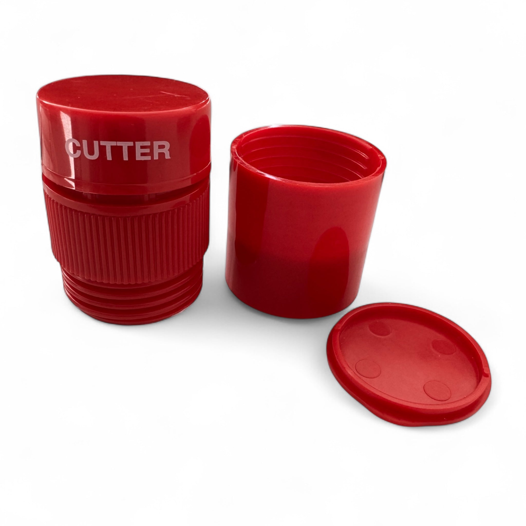 Roter Pillen-Crusher & Cutter – 3-in-1 Tool Pillenteiler