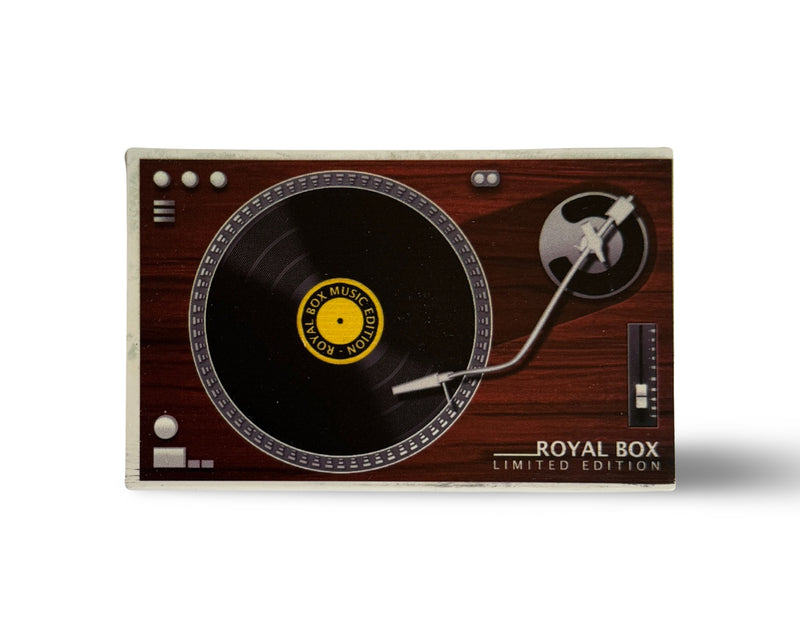 Royal Box avec tube intégré et distributeur gratuit pour tabac à priser Sniff Distributeur de tabac à priser pour tourne-disque en déplacement blanc