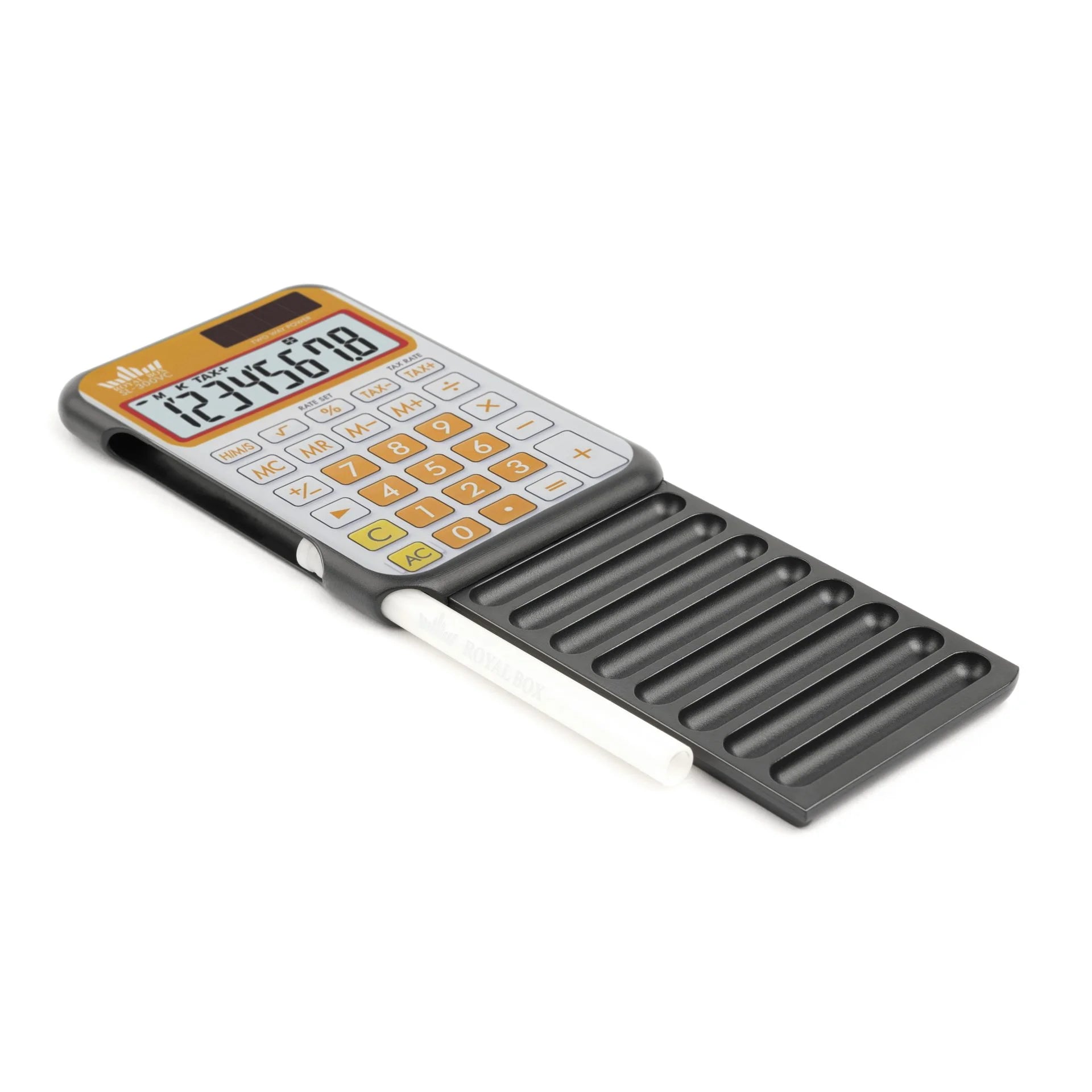 Royal Box Calculator Edition – Black Version im ikonischen Retro-Taschenrechner Design