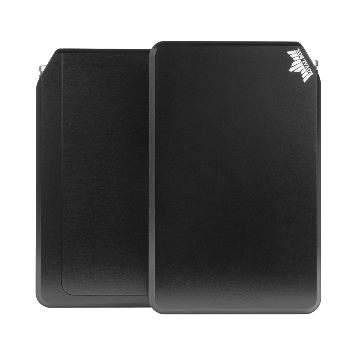 Royal Box EL CLÁSICO in Schwarz aus Aluminium im kompakten Kreditkartenformat