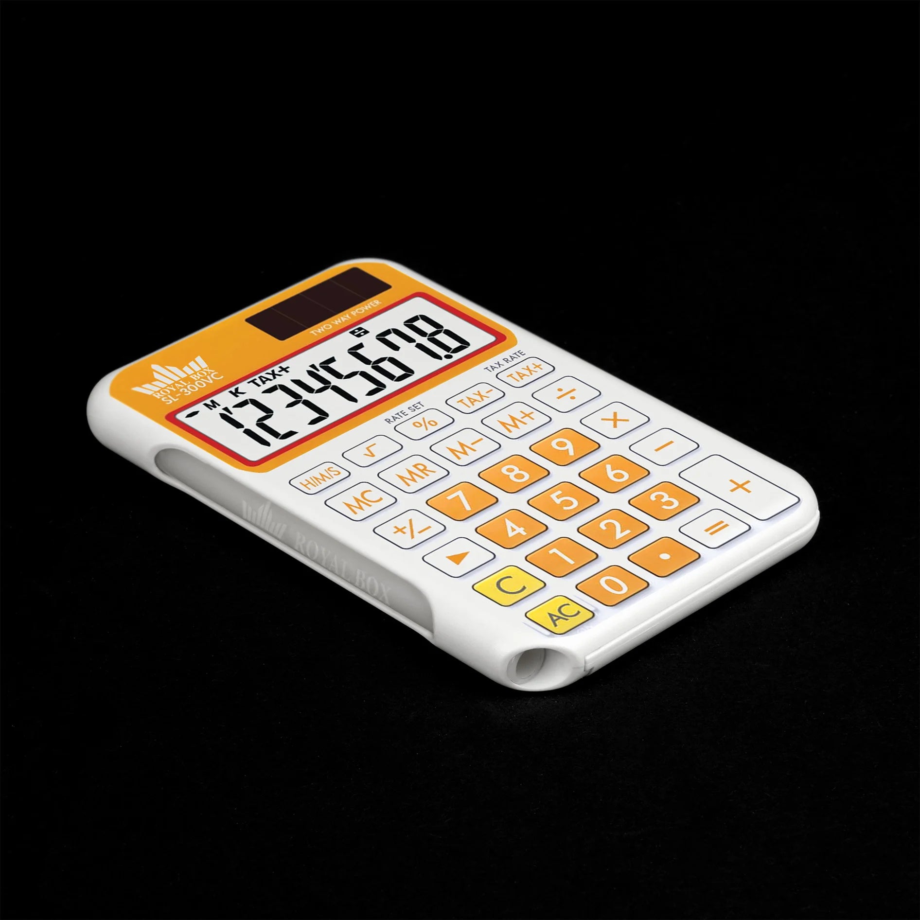 Royal Box Torpedo Calculator Edition – White Version im ikonischen Retro-Taschenrechner Design