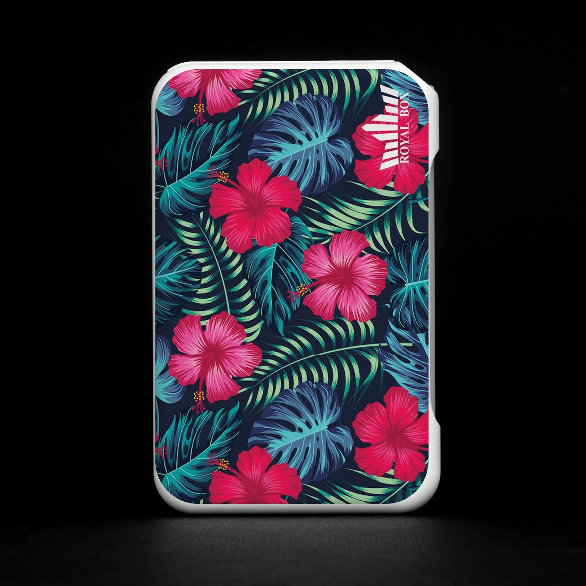 Royal Box Torpedo Floral Edition – White Version im tropischen Floral-Design