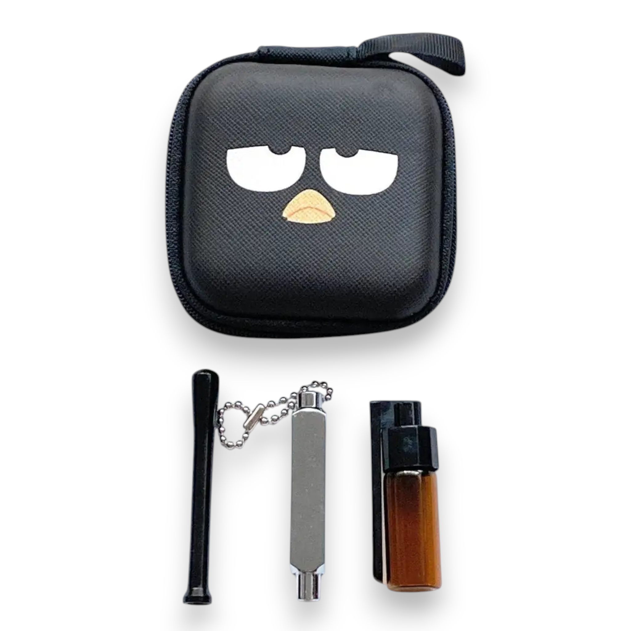 Set "Bird" – Accessoires élégants et pratiques dans un étui souple imprimé