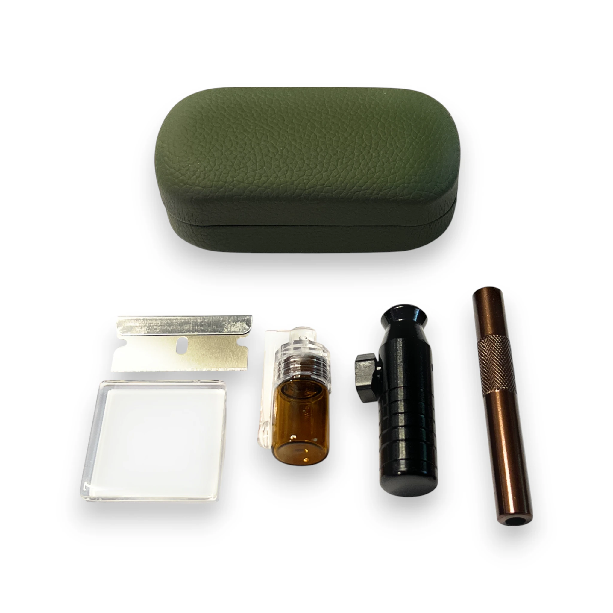Set "Olivgrün" – Kompaktes Zubehör im Hard Case -  from DieBallerei