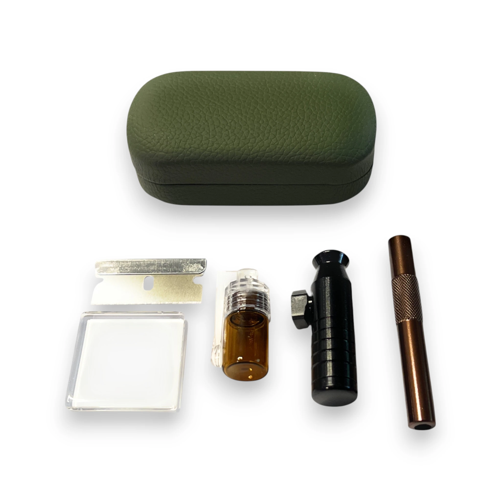 Set "Olivgrün" – Kompaktes Zubehör im Hard Case -  from DieBallerei