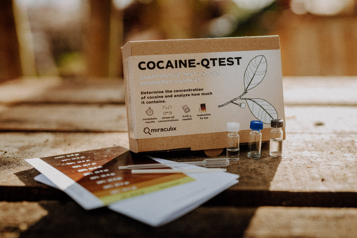 COCAINE QTEST Kokain Potency Test Kit – Schnelle & präzise Analyse von Miraculix