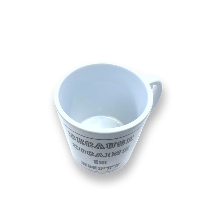 Tasse/Mug/Becher „Because Cocaine is Empty“ Fun Spass Kokain Keramik Kaffee V1