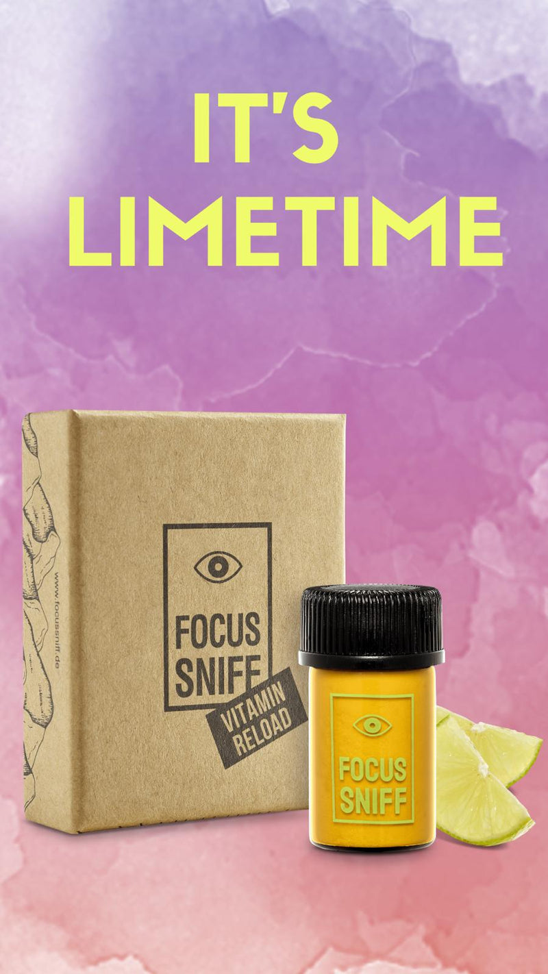 Focus Sniff - VITAMIN RELOAD EDITION - Lebe den Moment wach und voller Konzentration!