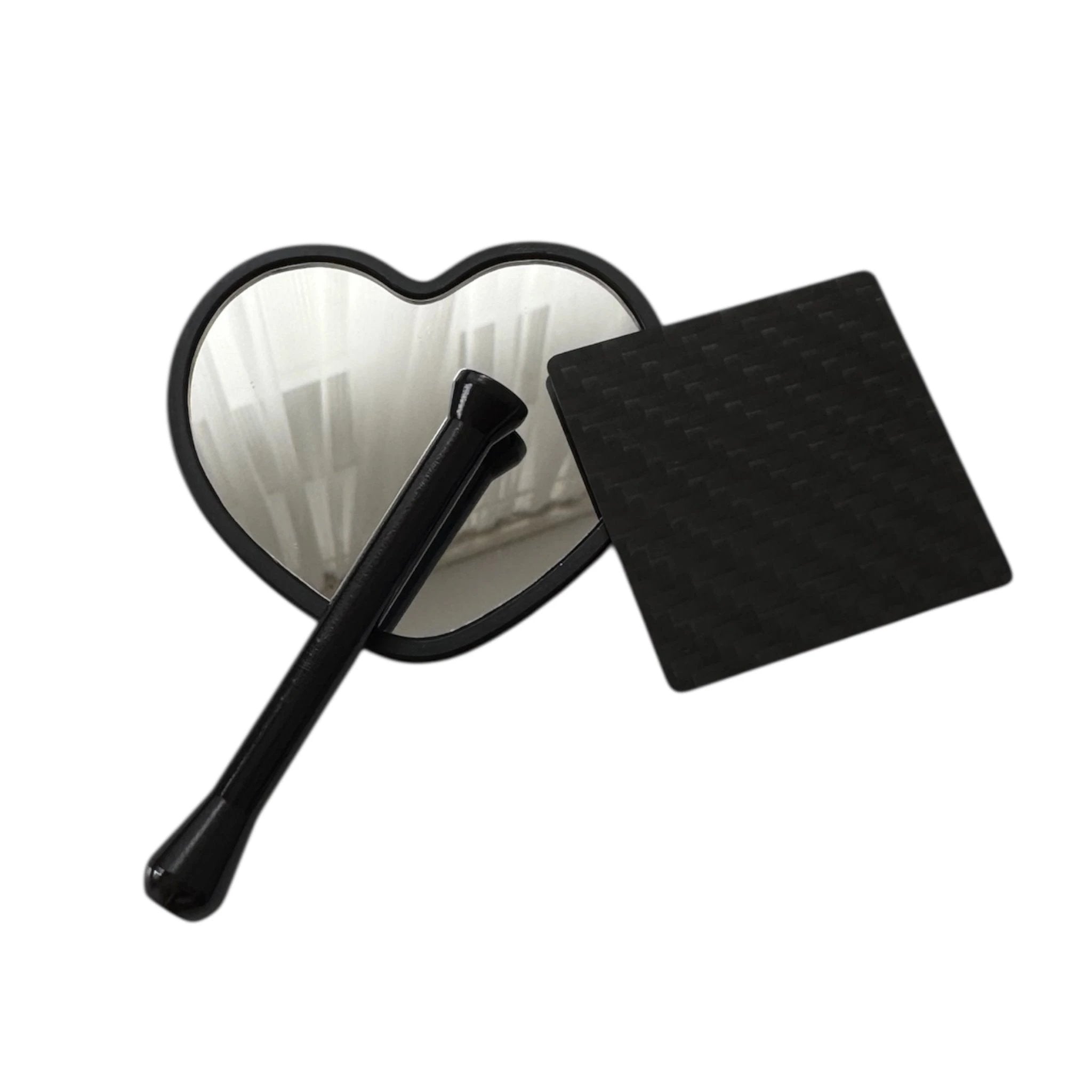 YOU & ME – Spiegelset mit Carbonkarte & Röhrchen - ideal für unterwegs -  from DieBallerei