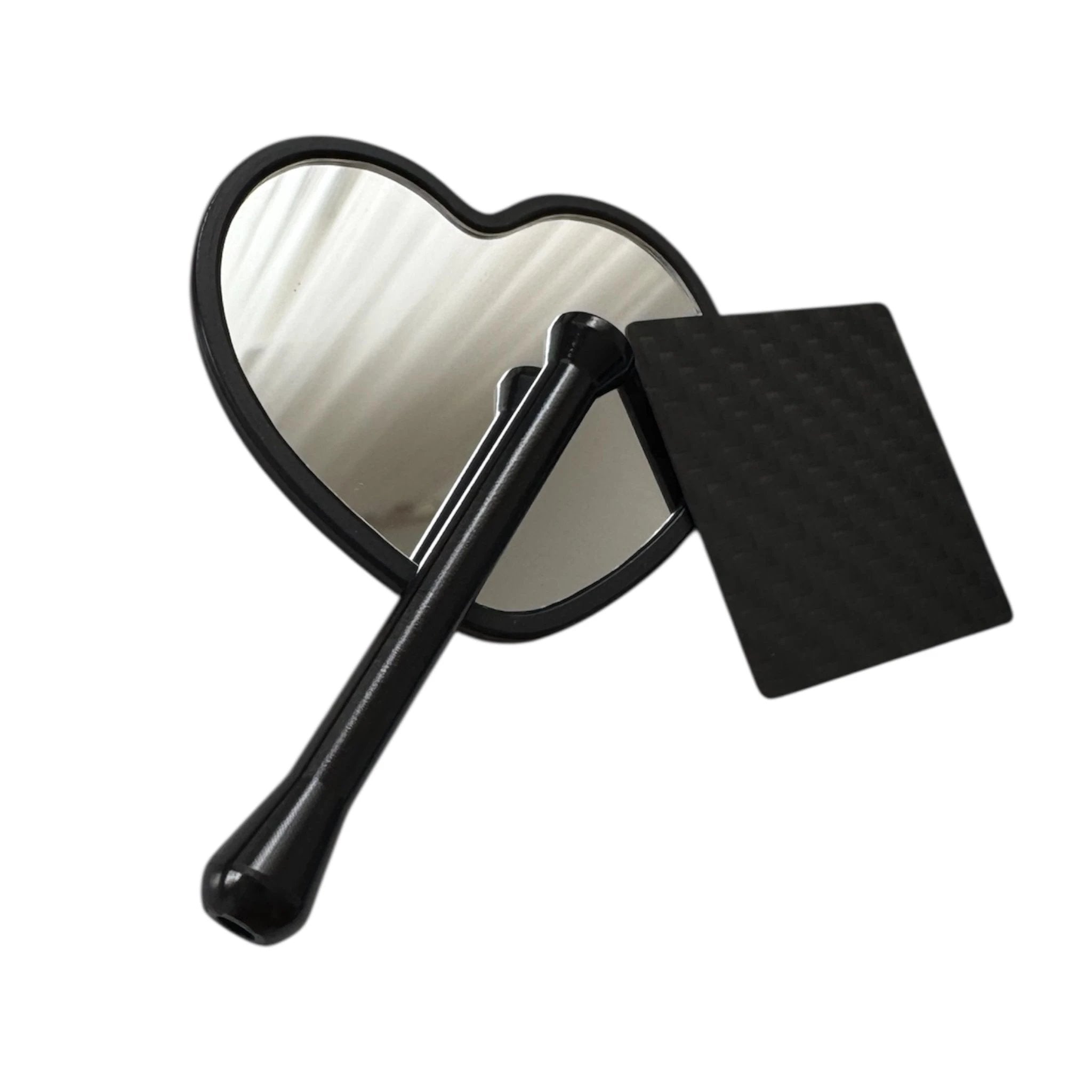 YOU & ME – Spiegelset mit Carbonkarte & Röhrchen - ideal für unterwegs -  from DieBallerei