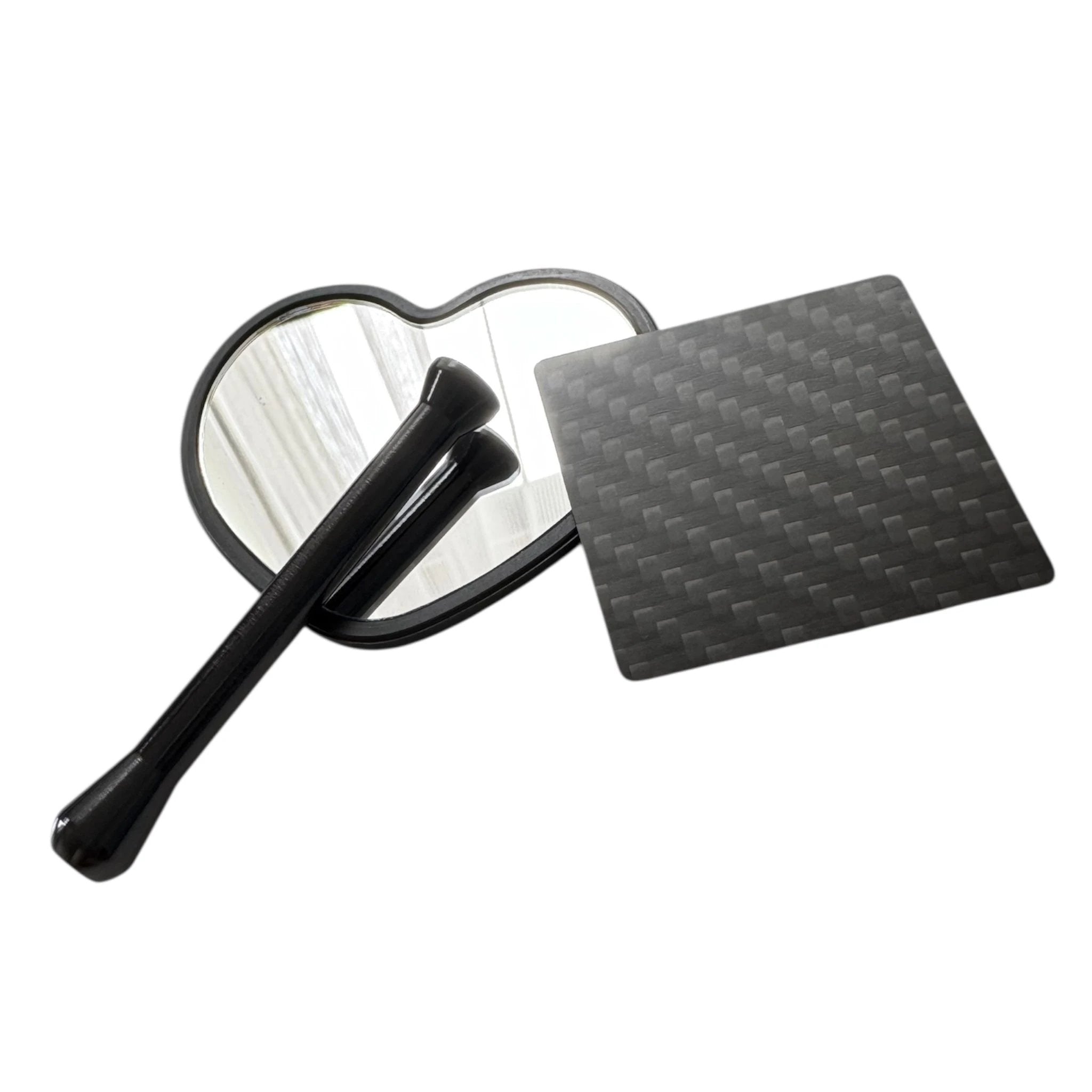YOU & ME – Spiegelset mit Carbonkarte & Röhrchen - ideal für unterwegs -  from DieBallerei