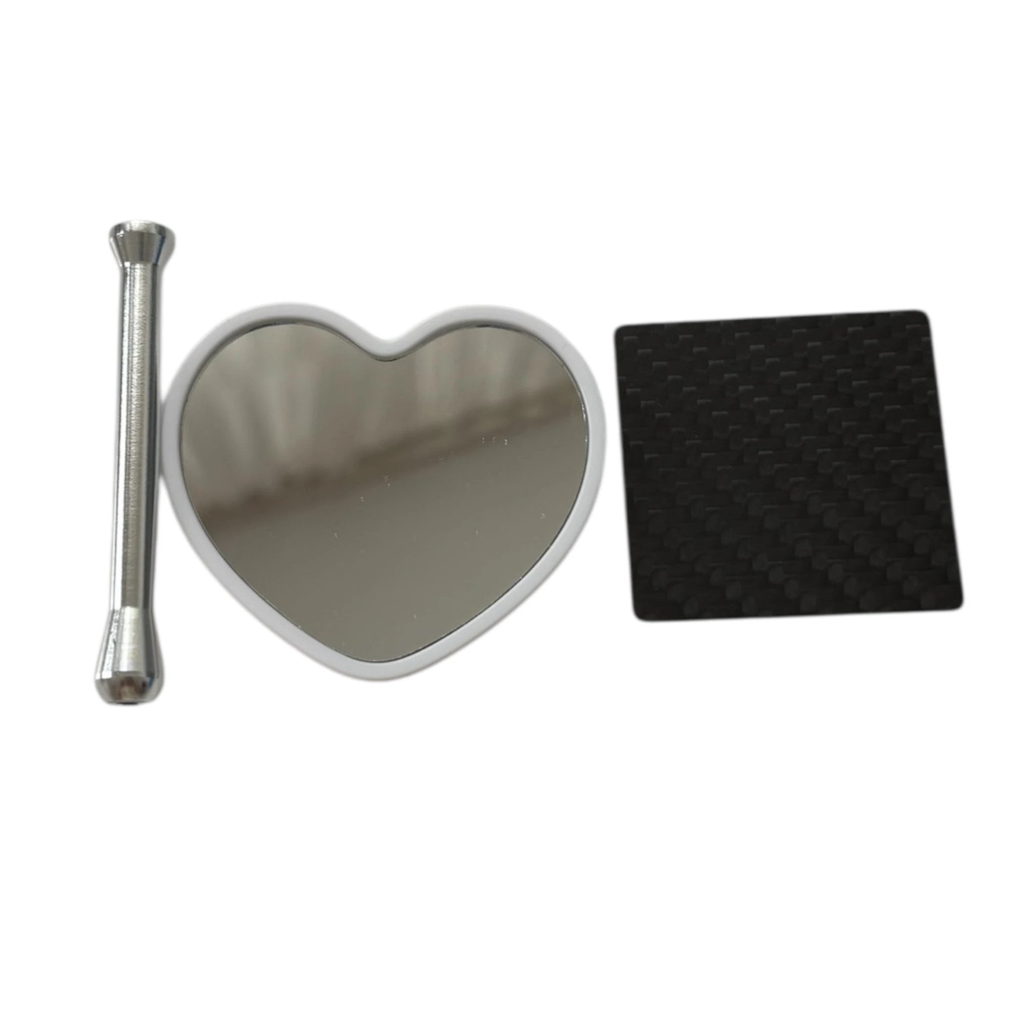 YOU & ME – Spiegelset mit Carbonkarte & Röhrchen - ideal für unterwegs -  from DieBallerei