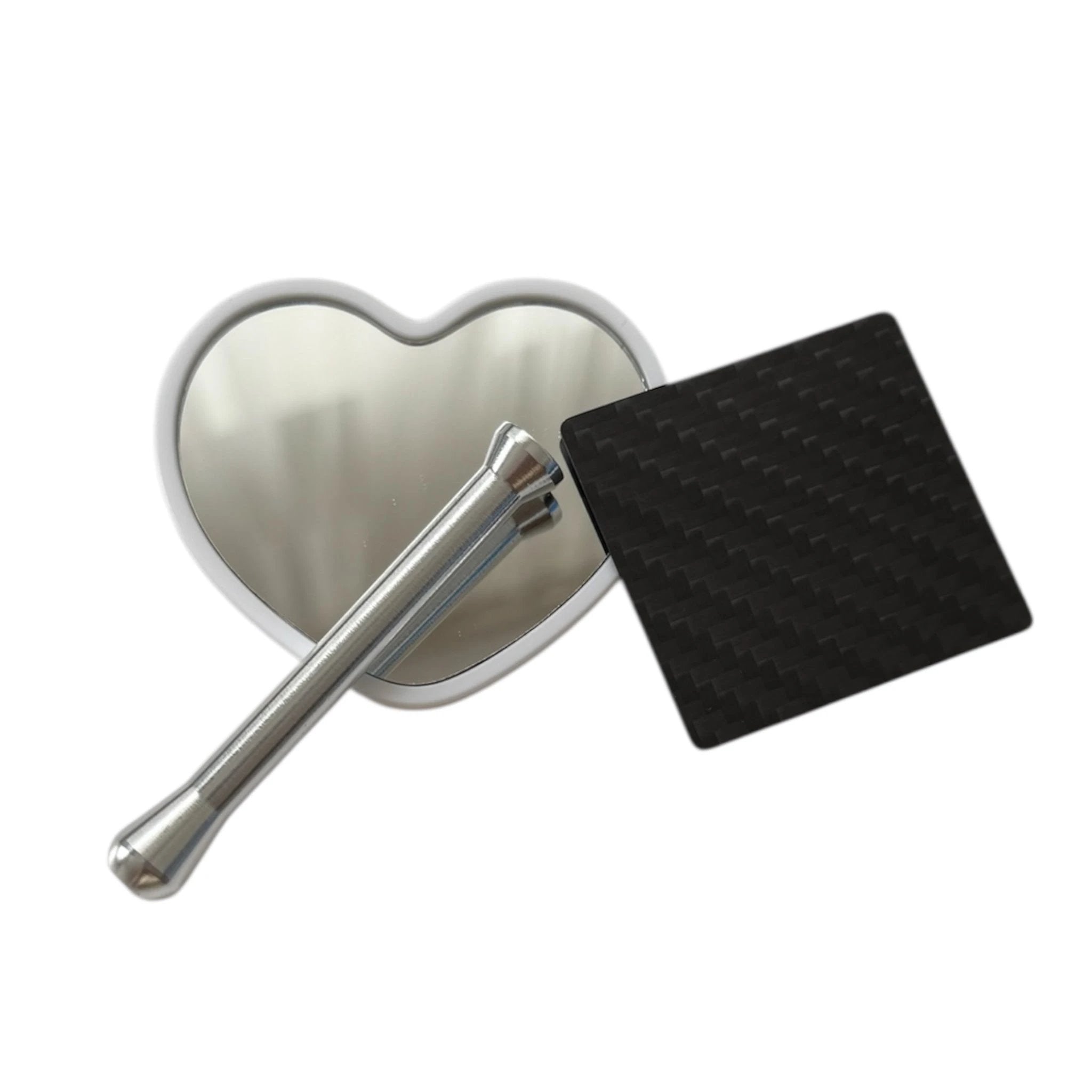 YOU & ME – Spiegelset mit Carbonkarte & Röhrchen - ideal für unterwegs -  from DieBallerei