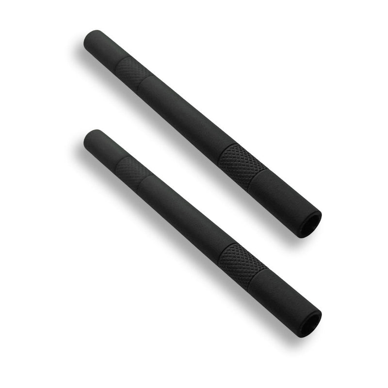 Tube à priser en aluminium de haute qualité, noir MAT, 80 mm, quantité au choix, inoxydable, hygiénique, compact pour les déplacements !