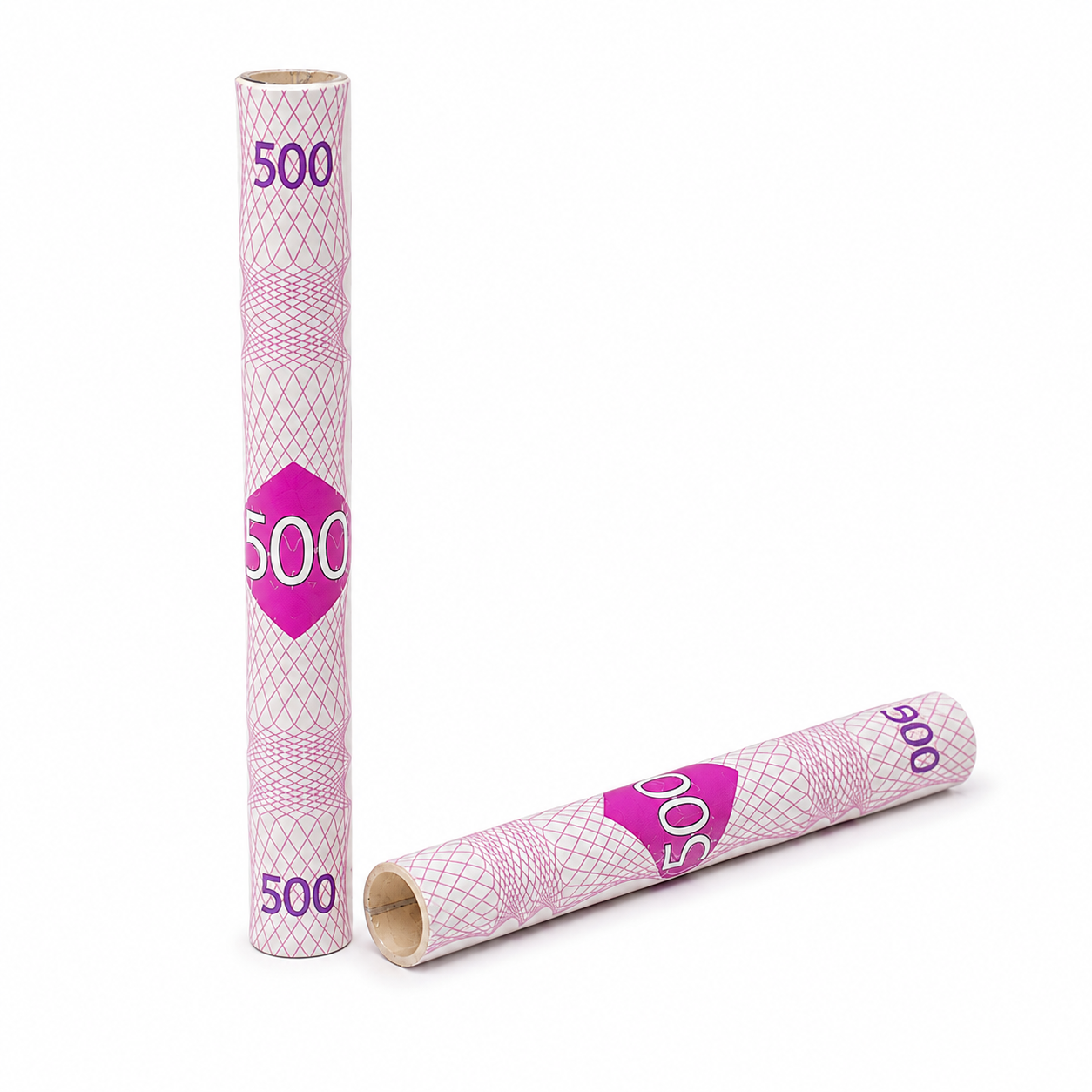Ziehröhrchen „500“ – Glasröhrchen mit ikonischem Banknoten-Design 💜💶