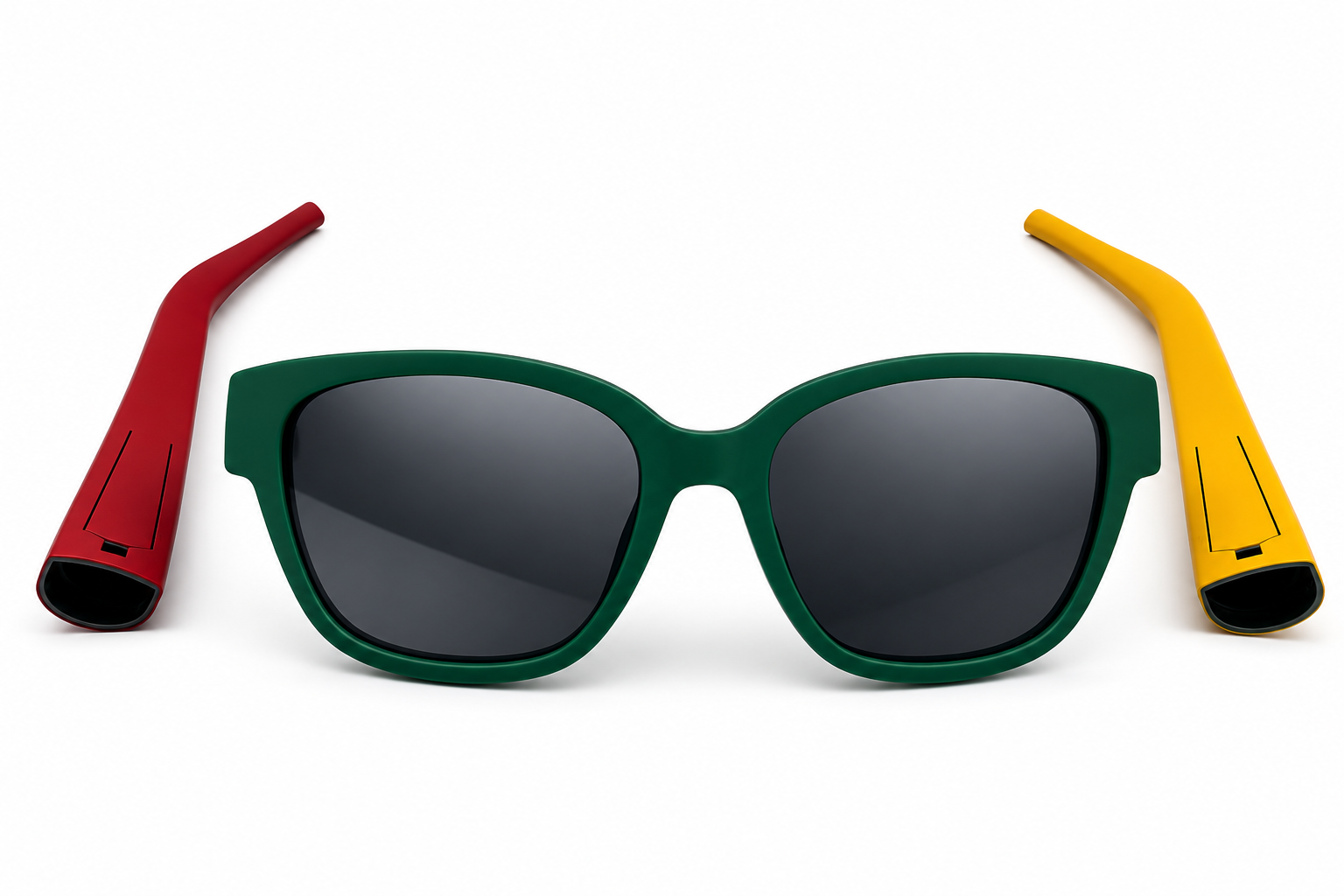 Bunte Sonnenbrille mit Geheimfach – Stilvoll & Funktional!
