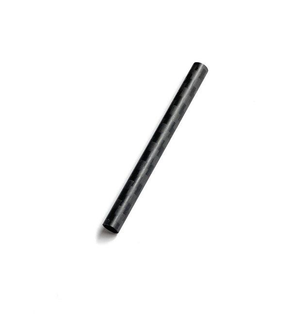 Schwarzes Röhrchen aus Carbon V2.0 (breiterer Durchmesser)  Zieh-Röhrchen - Länge 70mm - stabil, leicht, elegant