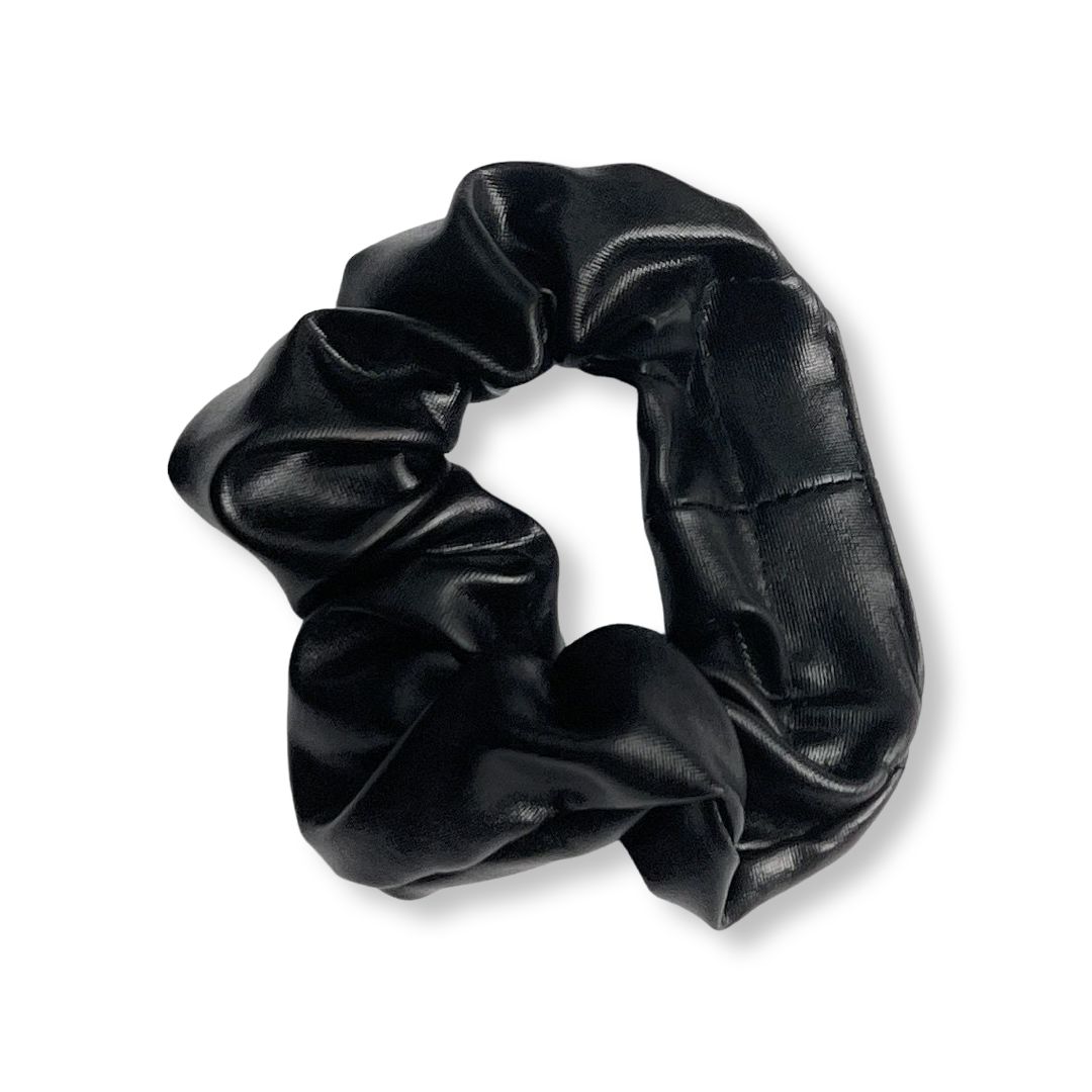 Haargummi / Scrunchie mit Versteck / Geheimfach - täuschend echt in schwarz