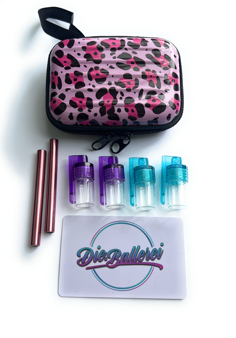 Girls just wanna have Fun - Hardcase inkl. 2 Ziehröhrchen in Rosé, Hack-Karte und 4 Spendern