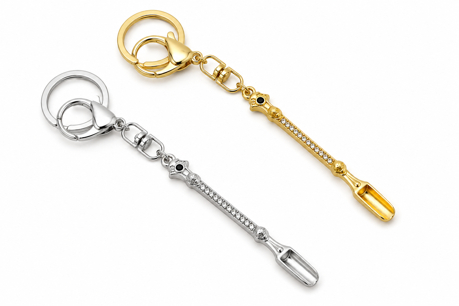 Mini-Löffel Schlüsselanhänger mit Strass – Elegant, auffällig & praktisch 