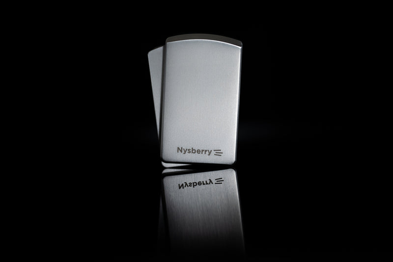 Nysberry exclusive BALLEREI version - luxurious & elegant snuff box made of stainless steel - antibacterial!