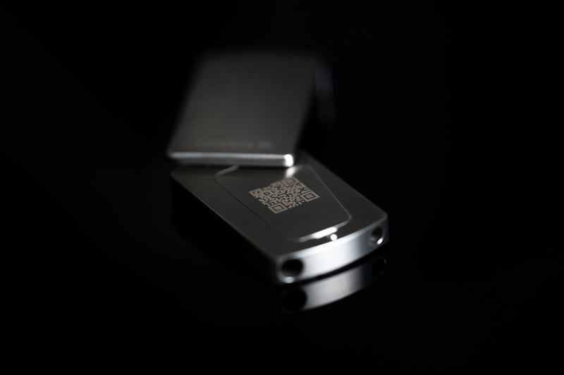 Nysberry exclusive BALLEREI version - luxurious & elegant snuff box made of stainless steel - antibacterial!