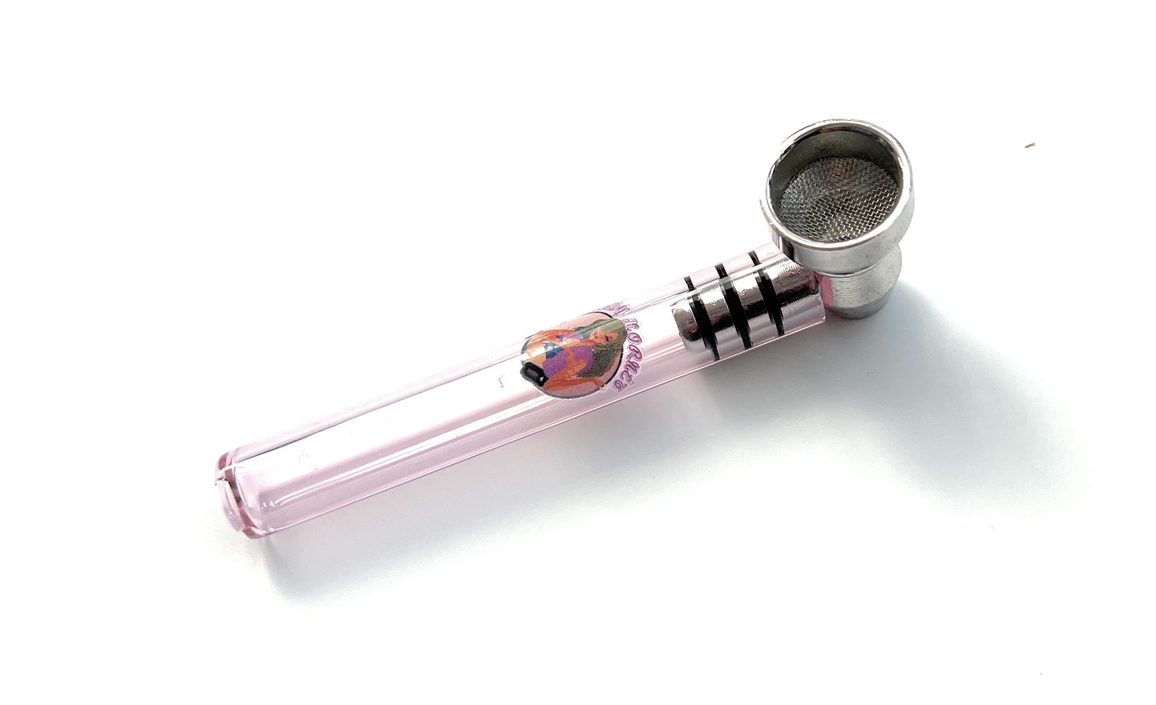 Smoking Pipe "Pink" Pipes Glas-Rauchzubehör Pfeife Glas Rauchen