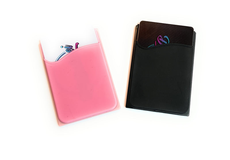 Mini mirror to-go with card holder including drawing and chopping card - ideal for on the go