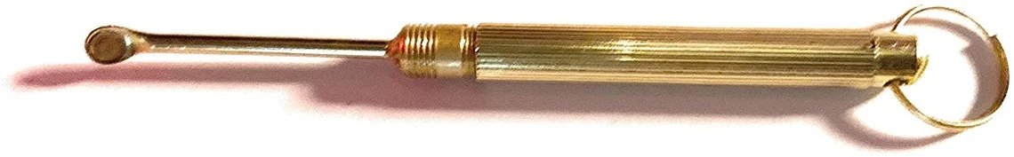 Einklappbarer Goldener Metall-Löffel mit Anhänger – Kompakt, Praktisch & Vielseitig -  from DieBallerei