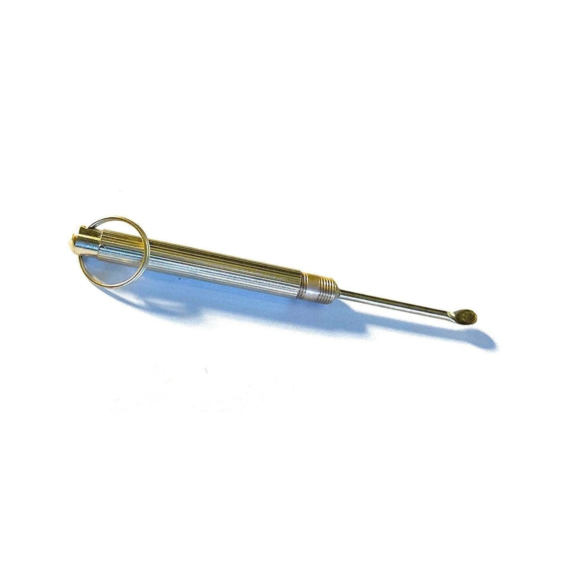 Einklappbarer Goldener Metall-Löffel mit Anhänger – Kompakt, Praktisch & Vielseitig -  from DieBallerei