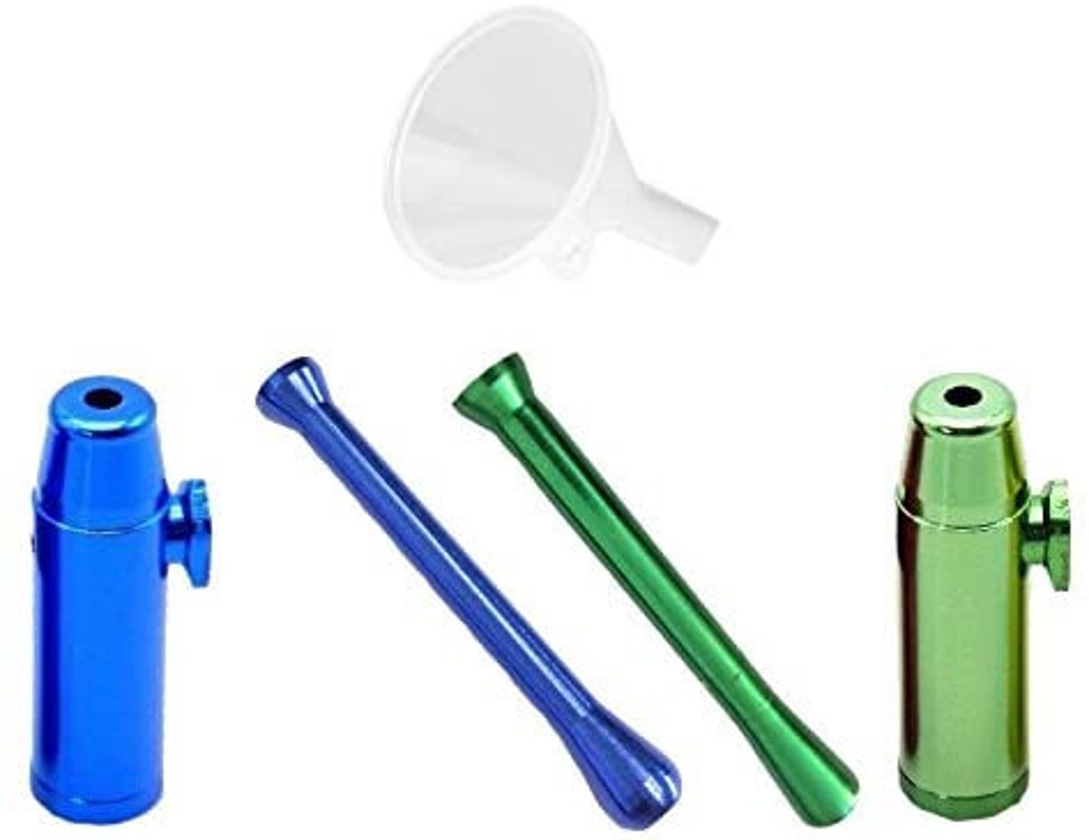 Dosierer SET Portionierer Sniff Snuff Schnupf Spender Dispenser (Röhrchen, Dosierer & Trichter)